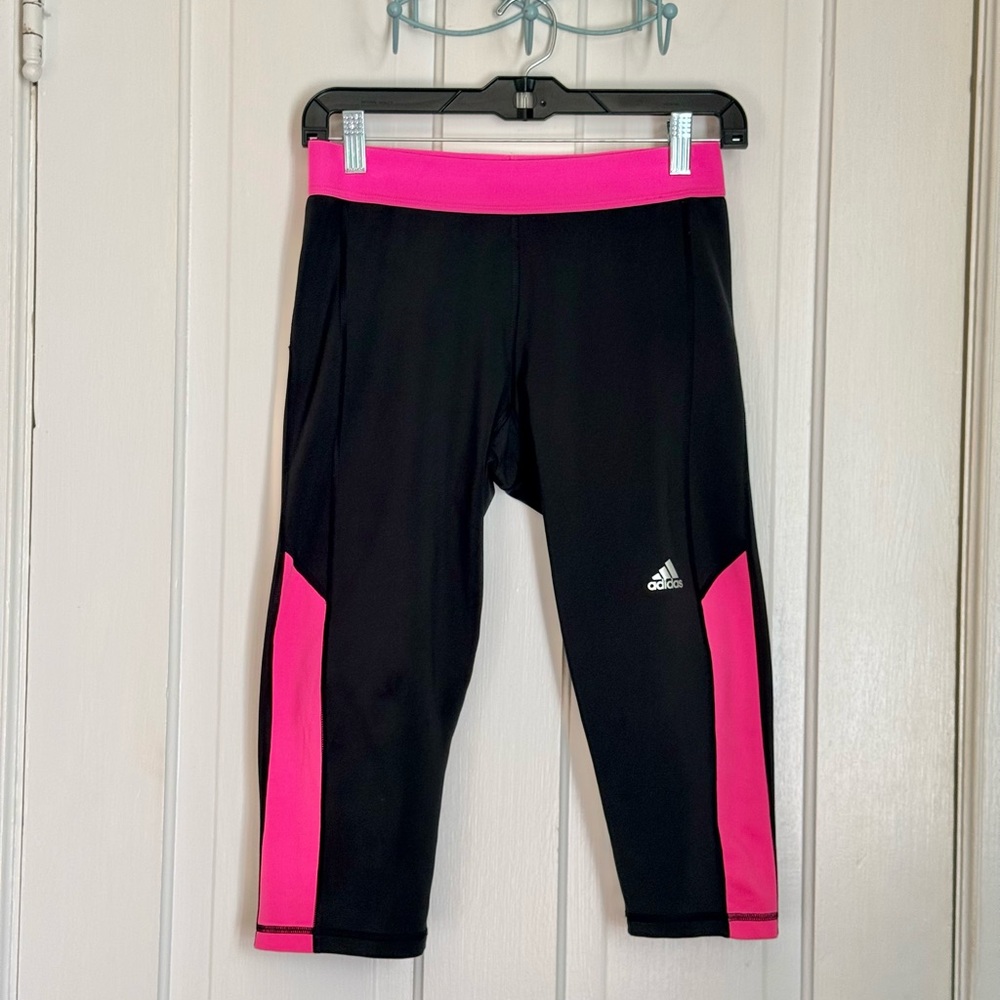Adidas Climalite Techfit Athletic Capri Leggings Medium